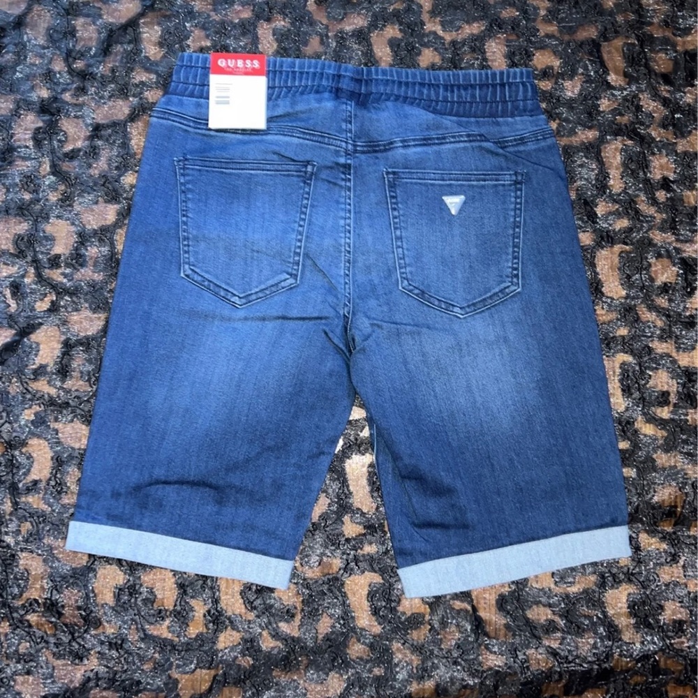 NWT Guess Alex Mr Jogger Jean Shorts - Picture 2 of 3